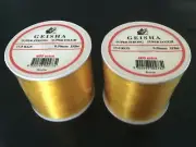 GEISHA 33LB mono Fishing Line 1200m gold STRONG .50mm 2X 600M SPOOLS P/BAG