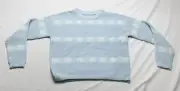 ASOS Design Womens Petite Knit Snowflake Sweater MR2 Light Blue Size XS (US 0-2)