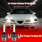 適用於 PROTON PERDANA V6 H4 汽車 LED 前照燈 LED 前照燈燈泡 2PCS 4300K 600
