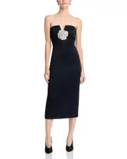 Ramy Brook Denisa Rosette Midi Dress 6