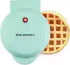 Elite Gourmet EWM013M Electric Nonstick Mini Waffle Maker, Belgian Waffles