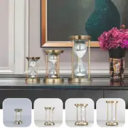 1pcs Retro Metal Frame Empty Hourglass Sand Timer DIY Home Decor Gift No Sand