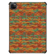iPad Pro 11-inch (3rd/4th gen) iPad Impact Case Jurassic Vintage T-Rex Dinosaur Pattern