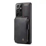 For Samsung S10E Multifunction Zipper Bag Flip Case Samsung S10E Wallet Stand Phone Card Back Cover With Magnetic Buckle
