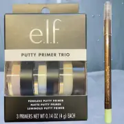 E.L.F. Putty Primer Trio Poreless Matte Luminous & Pixi Eye Pencil Crayon
