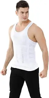 [TOPTIE] Men Slimming Body Shaper Compression Shirt Shapewear Sculpting Vest Muscle Tank