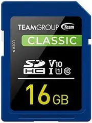 Team 16GB Classic SD UHS-I Memory Card