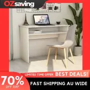 modern desk storage shelf white 90cm engineered wood study office 1170