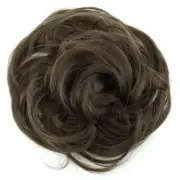 Synthetic Fiber Hairpiece Scrunchie Scrunchy Updo Slightly ash brown #18 G10B