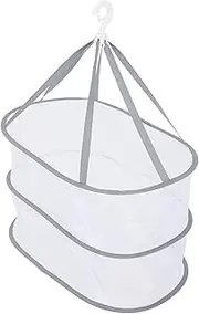NULYLU Mesh Drying Rack Layers Hanging Drying Net for Fish Vegetables and Buds Compact Design Sturdy Construction for Home