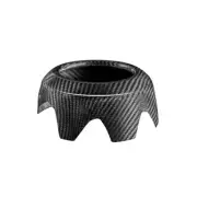 Real Carbon Fiber Steering Wheel Parts Trim For Mini Cooper Cluman F55 F56 F60 (for: Mini)