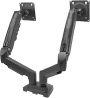 Dual Monitor Desk Mount, Dual Monitor Stand for Desk Fits 17 to 27inch Screen, Lifting Telescopic Rotating Adjustable 19.8lbs Per Arms Computer Desk Mount for VESA Standard