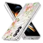 Magnetic Case for Galaxy Z Fold 4, Slim Anti-Yellow Hard PC Protective Soft