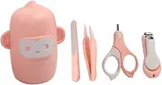 ERINGOGO 1Set Nail Care Set Nail Clippers with Cartoon Design Safe Grooming Tools for Newborns Complete Nail Trimmer Kit with Storage Box Shower Present
