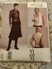 Vogue 2704 Sewing Pattern sz 8-10-12 Women's Jacket and Skirt NY NY