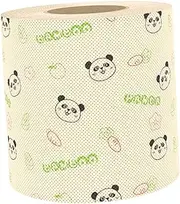 FOMIYES 1 Roll Bamboo Toilet Paper Roll with Panda Print Fun Decorative Tissue for Bathroom Kitchen Office Use Lightweight Versatile Bamboo Pulp Paper Towel