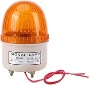 ViaGasaFamido AC 15W LED Warning Lamp, Flash Warning Light Alarm Light Industrial LED for Rotating Flash Red Green Blue Blue Yellow (Yellow)