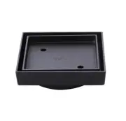 Smart Tile Insert Floor Waste Shower Grate Matt Black