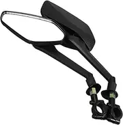 WHAMVOX 1 Set Bicycle Mirror Bicycle Bike Chain Bicycles Car Seats Rotatable Rearview Electric Bike Motorcycle Rearview Mirror Mountain Bicycle Accessories Side Mirror LED Abs Black