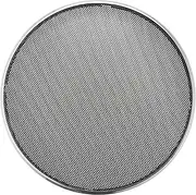 ACROPIX Universal 6" Car Speaker Grills Cover Mesh Round 6 Inch Audio Speaker Subwoofer Guard Protector Case Iron Plating Silver Tone Black - Pack of 1