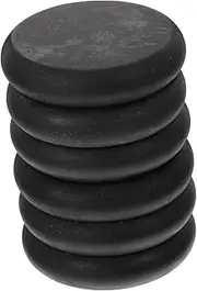 Volcanic Hot Stones 6pcs Essential Oil Massage Stones Set for Relaxation