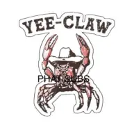 Sublimation Print Rage Yee Claw Crab Ready To Press Heat Transfer