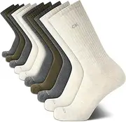 [Calvin Klein] Men's Athletic Socks - Cushion Crew Socks (10 Pack)