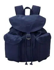 [Polo Ralph Lauren] Flap-Top Canvas Backpack in Navy