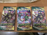 Pokemon Evolving Skies Booster Pack - SEALED - Umbreon Rayquaza Sword and Shield