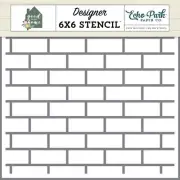 Echo Park Stencil 6"X6"-Subway Tiles Large, Good To Be Home
