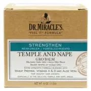 Dr. Miracle Strengthen Temple and Nape Gro Balm, 4 oz