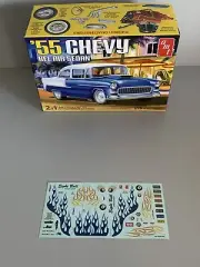 AMT 1/25 1955 CHEVY BEL AIR SEDAN WATERSlIDE DECALS/SLOT CAR/JUNKYARD/DIORAMA