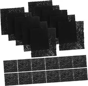HYTROVE 21pcs Trash Can Odor Filter Refills for Trash Can and Compost Bin Activated Charcoal Deodorizer Charcoal Odor Absorber Black