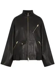 Khaite Shallin Leather Jacket - Black - S (UK8-10 / S) S (UK8-10 / S)