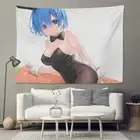 Anime Re:Zero Rem Japanese Tapestry Home Decor Hanging Cloth Gift Cos75*100CM#T5