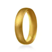 ROQ Silicone Ring - Dome Style Thin Comfort Fit - Gold by ROQ for Women - 11 mm Ring