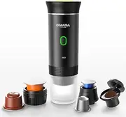 3-in-1 Portable Coffee Machine Wireless Electric Self Heating Capsules Pods Espresso for Car Home Office Camping Travel Maker 3in1