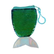 4 Pcs Sequins Mermaid Tail Coin Purse Wallet Clutch Bags Holder Handbag Storage Gift