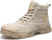 [AUXDIQ] Steel Toe Cap Shoes for Men Women Safety Shoes Lightweight Work Boots Non-Slip Industrial Construction Shoes
