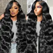 22 Inch Body Wave Wig Human Hair Pre Drawn Lace Front Wigs 13x4 HD 180% Density Human Hair Wigs with