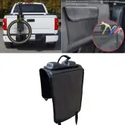 Portable Single Bike Tailgate Pad Protector Mat Rack w/ Strap for Truck Pickup