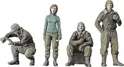 Hasegawa 1/20 Maschinen Krieger Figure Set A Mercenary Troops Arms Cold District Maintenance Soldiers Model Kit