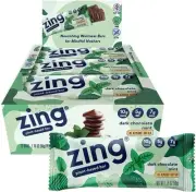 ZING BARS Chocolate Dark Mint Bar 1.76 oz (Pack of 12)