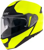 SMK Gullwing Solid, flip up helmet , color: Neon Yellow/Black , size: S