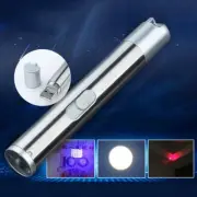 USB Rechargeable LED Flashlight Torch Lamp Light Camping Bulb Portable US