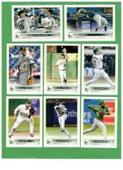 2022 Topps Series 1 & 2 Oakland Athletics (17) Card Team Set! Matt Chapman!