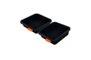 Bakemaster Set of 2 Divider Trays 13x13x3.5cm