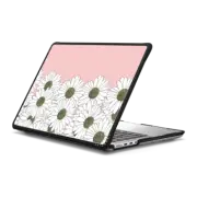 MacBook Pro 14-inch (M1 - M4) Impact Case Daisy Blush Boarder