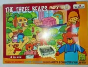 The Three Bears 4 In 1 Puzzle-Cassette- Picture- Characters By Creative's Kids
