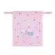 Sanrio 三麗鷗 日本製 棉質抽繩束口袋 縮口袋 S Hello Kitty 花朵 254347